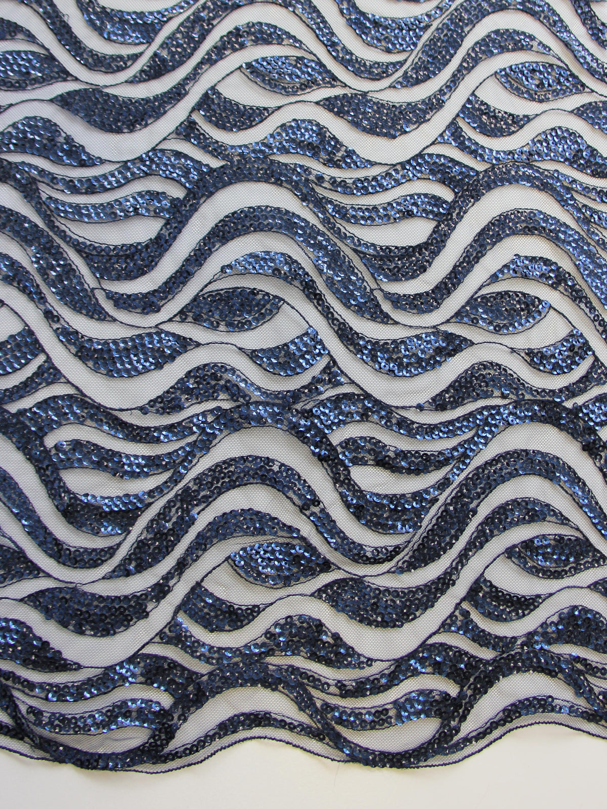 Marineblaue Paillettenspitze – Cerys