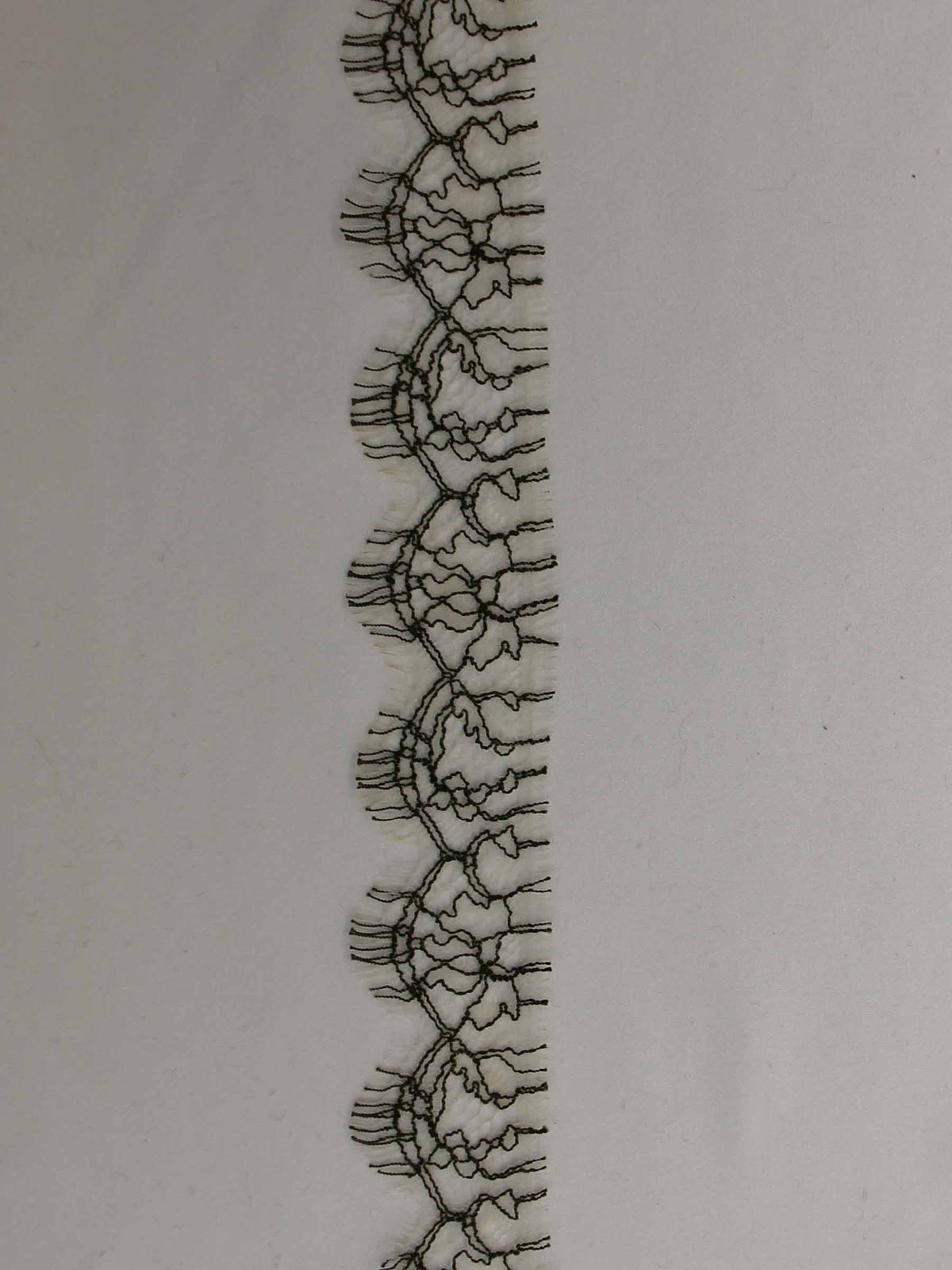 Olivgrüner Spitzenbesatz – Anna