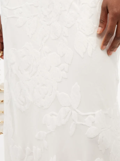 Ivory Bridal Devoré – Pleasure