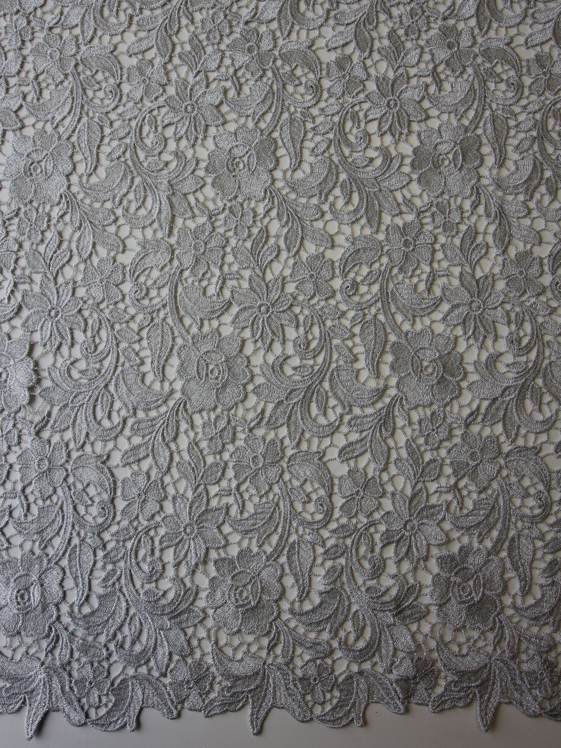 Silberne Guipure-Spitze – Queenie