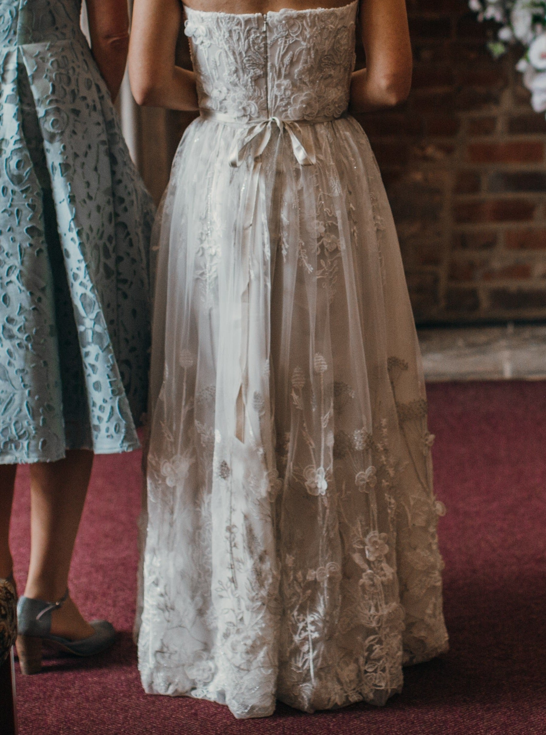 Elfenbeinfarbene 3D-Spitze – Fernando