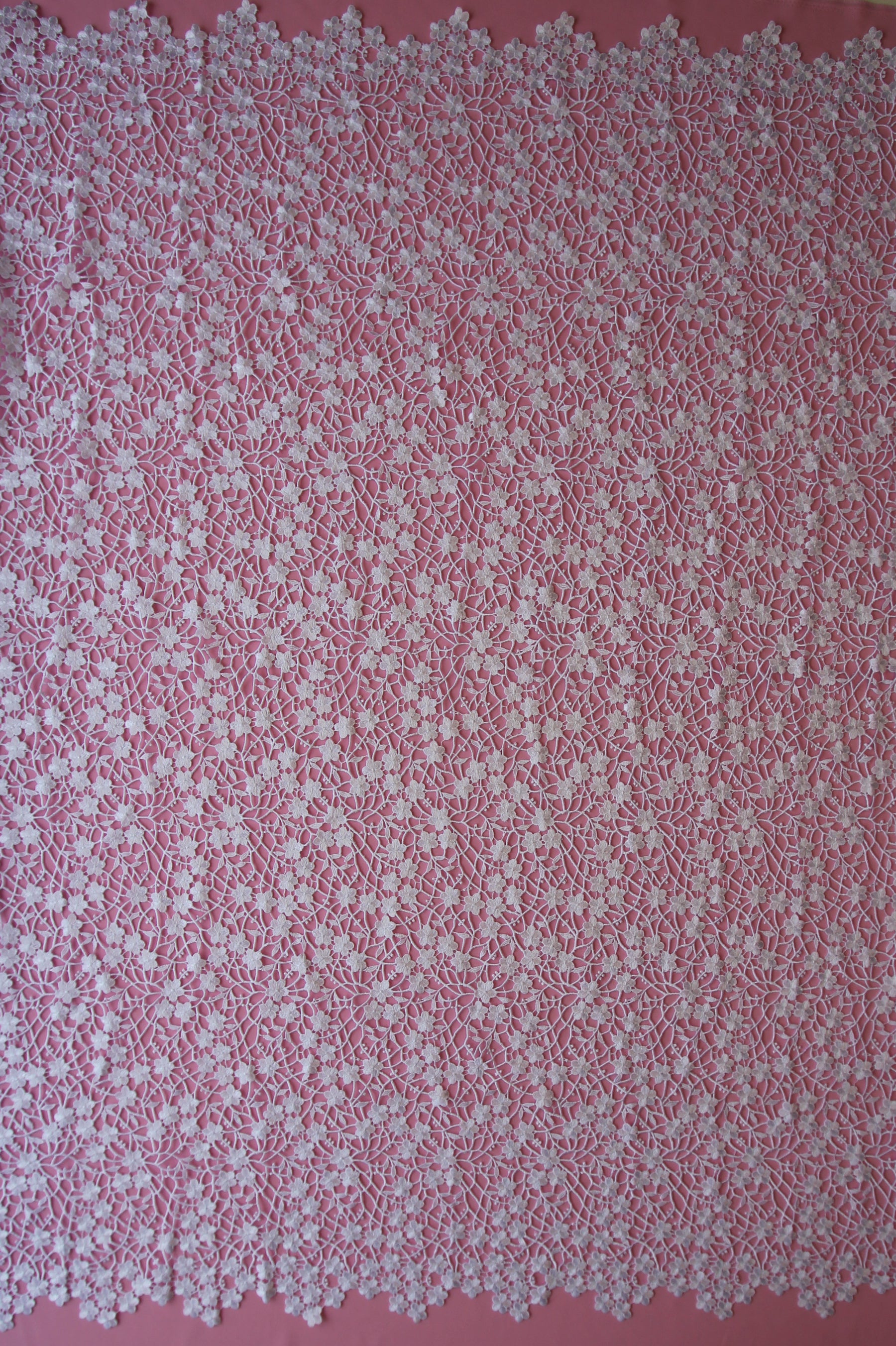 Weiße Guipure-Spitze - Ebba