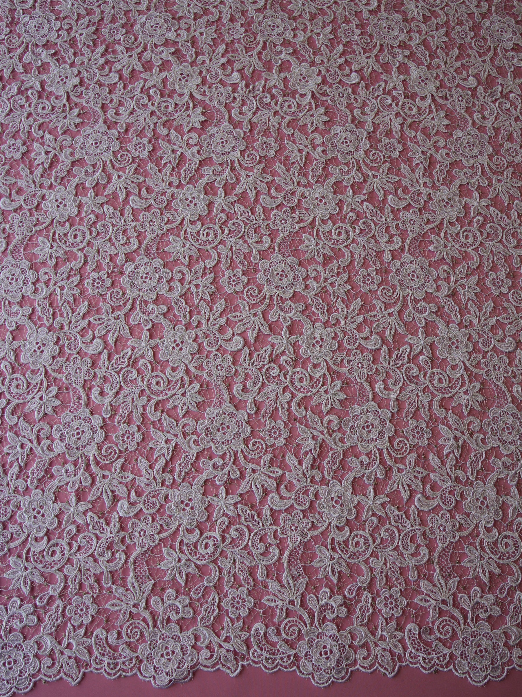 Weiße Guipure-Spitze – Lucy