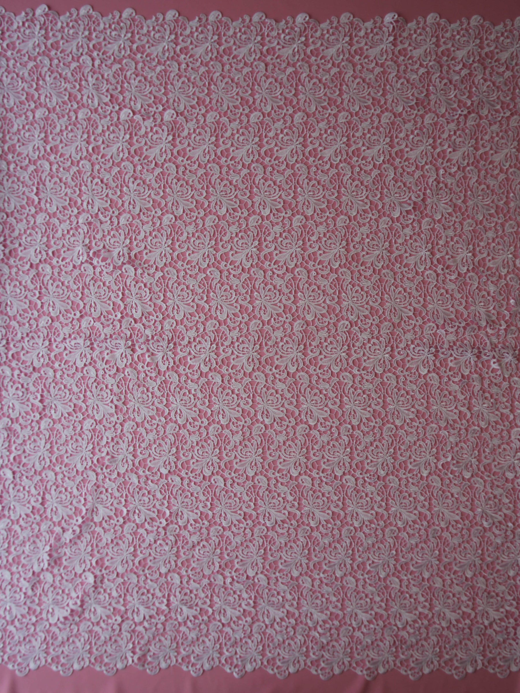 Weiße Guipure-Spitze – Reese