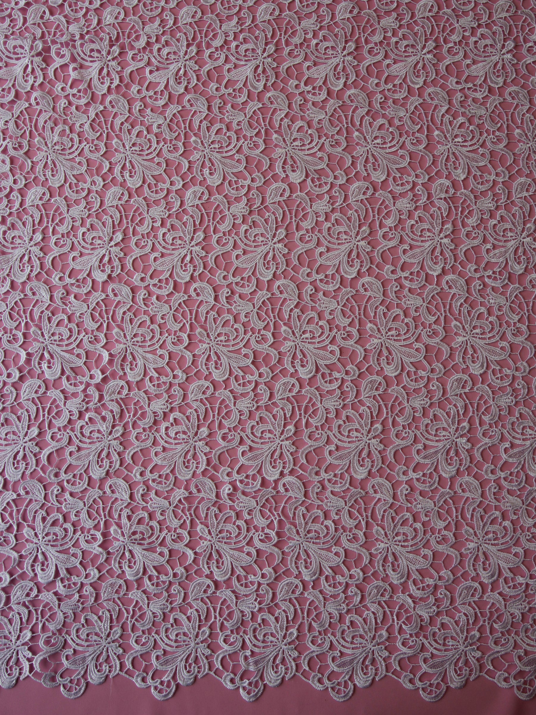 Weiße Guipure-Spitze – Reese