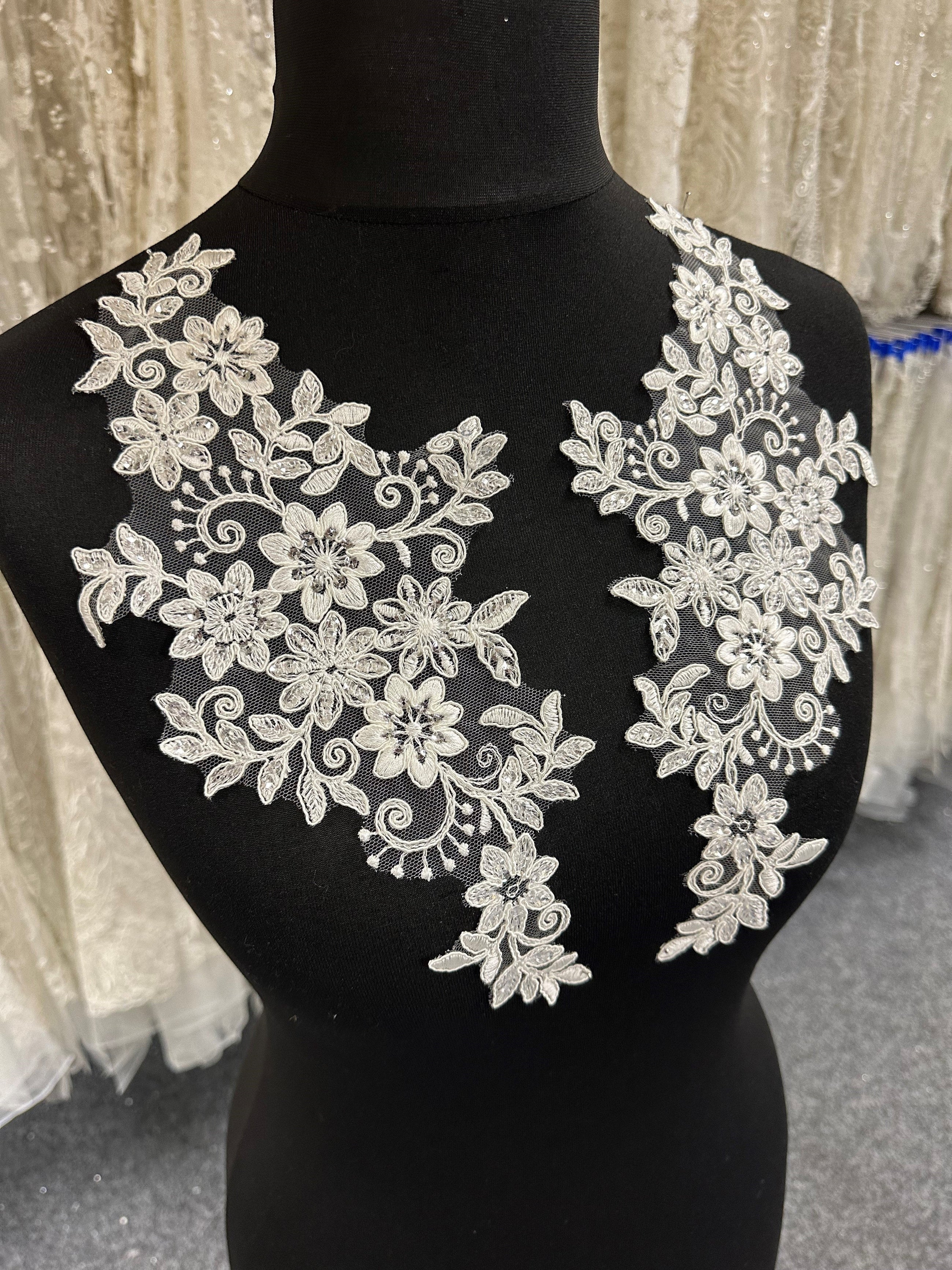 Ivory Lace Appliques