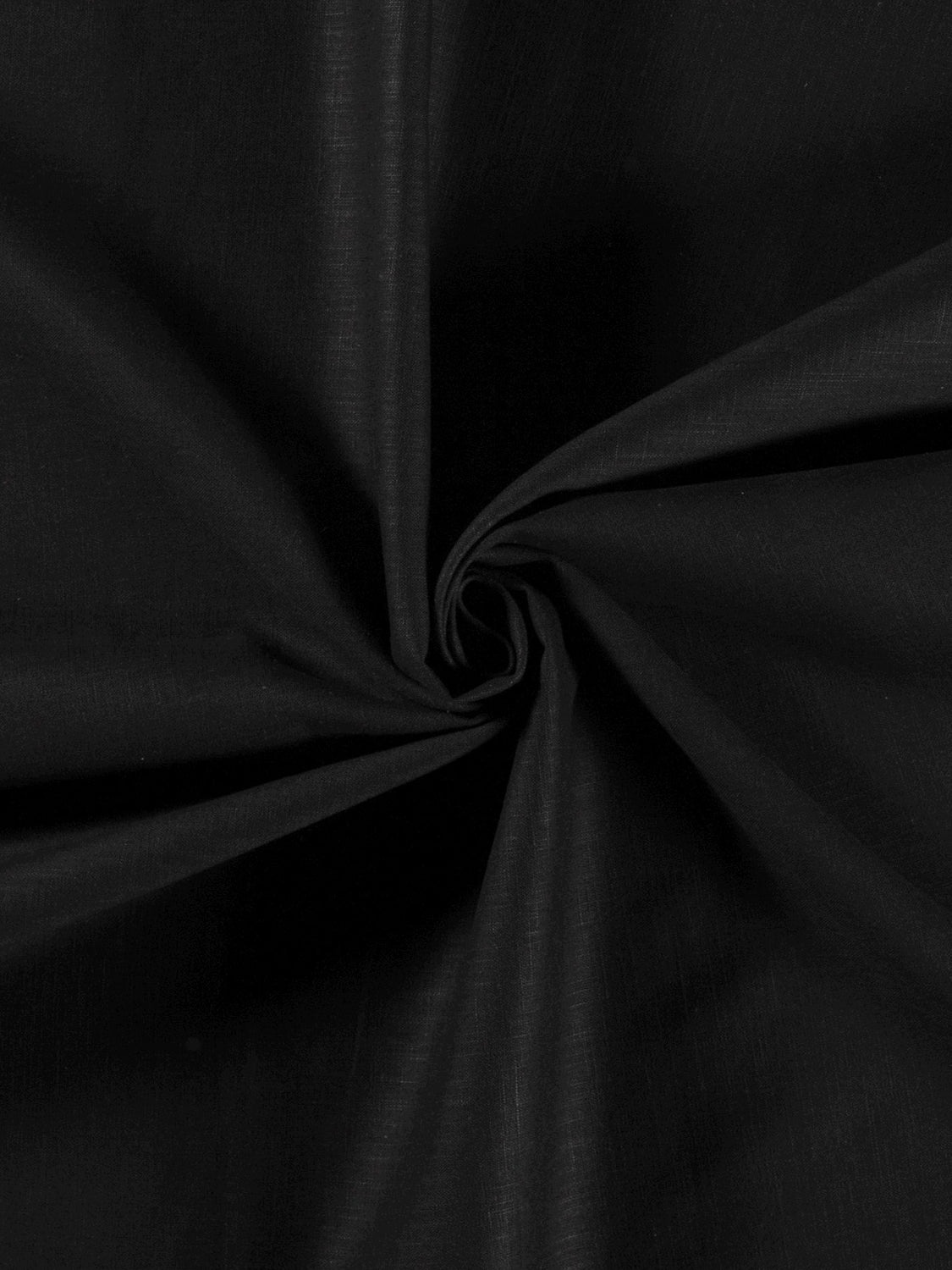 Schwarz 100% Leinen - P90