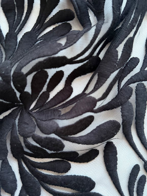 Schwarze Stickspitze - EB5053