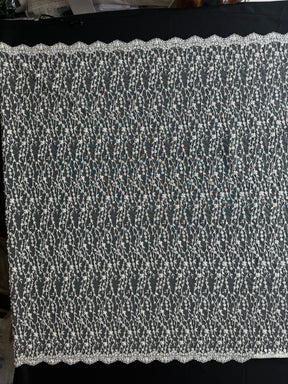 Elfenbeinfarbene Perlenspitze - Laranjal 