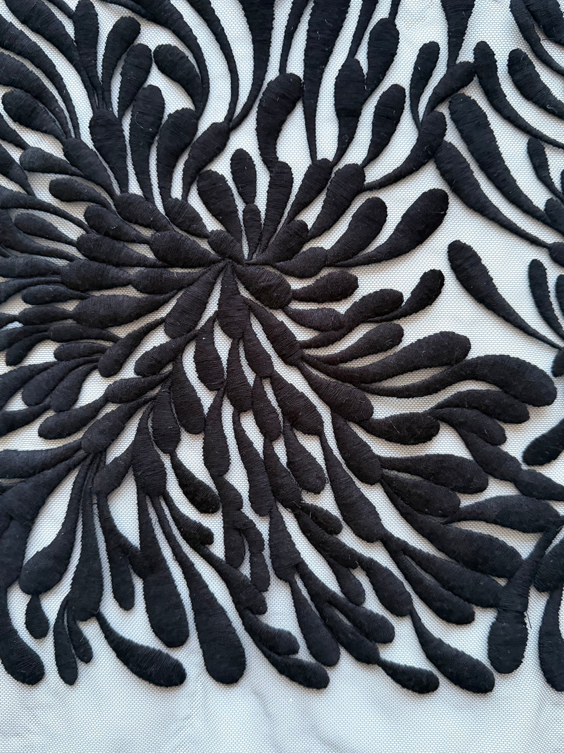 Schwarze Stickspitze - EB5053