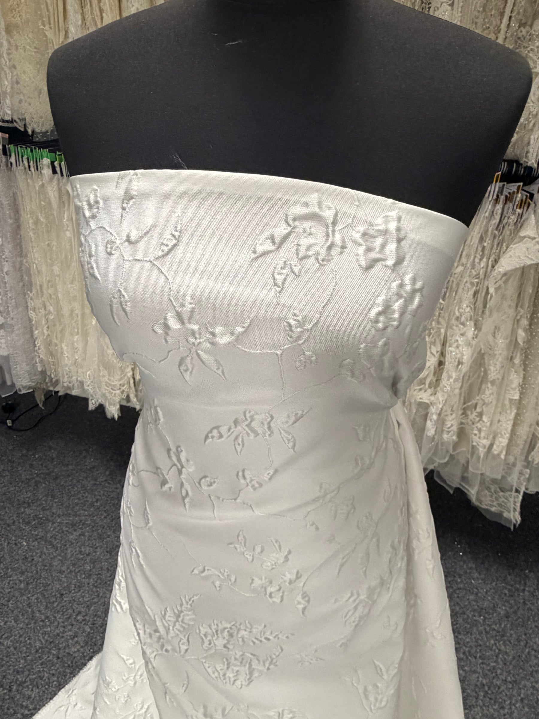 Elfenbein-Jacquard-Brokat – Tresorini