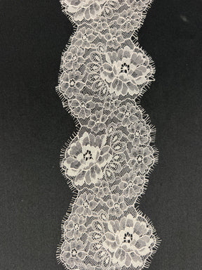 Dusky Rose Raschel Lace Trim - T645