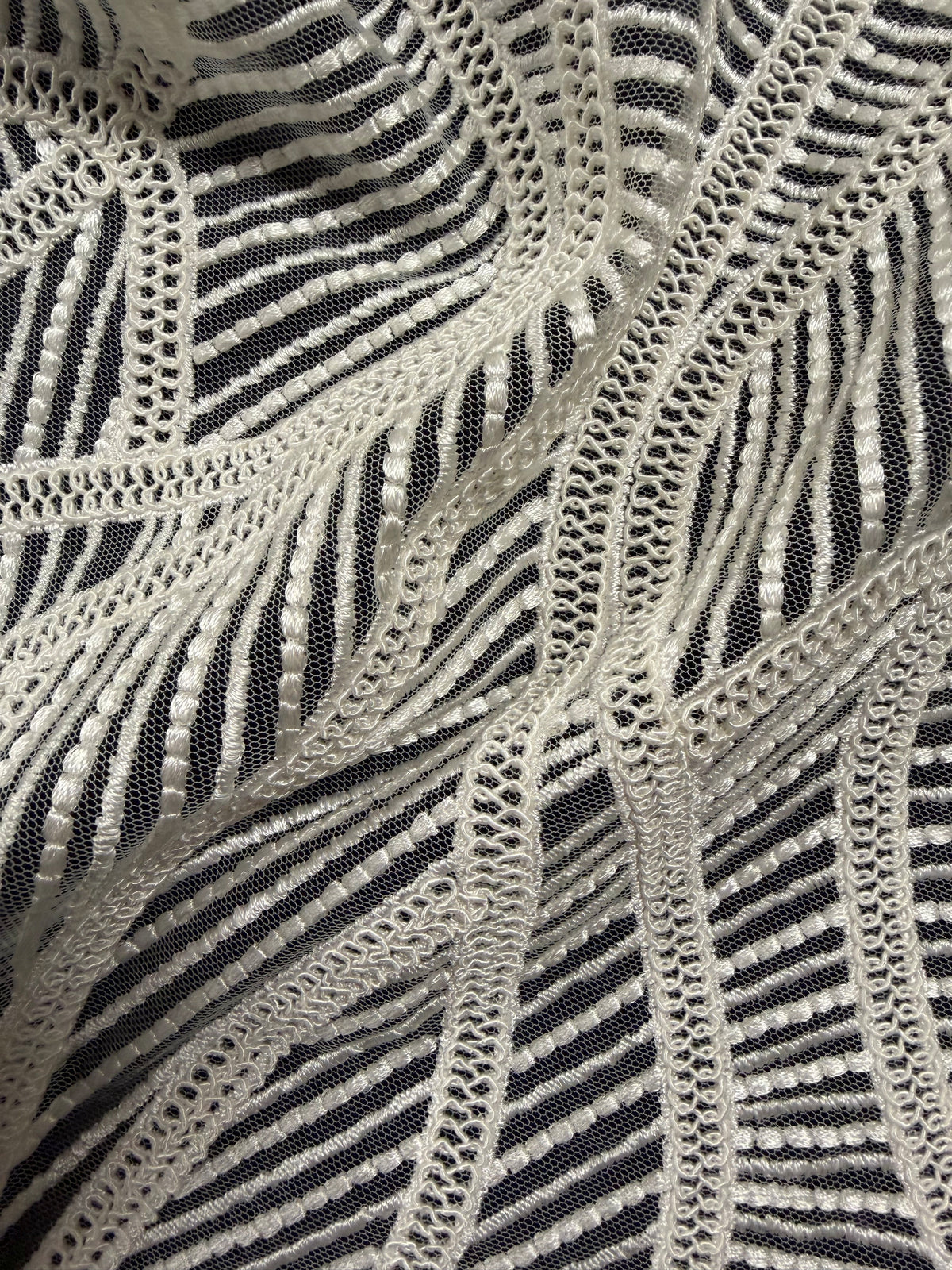 Ivory Embroidery Lace - EB5038