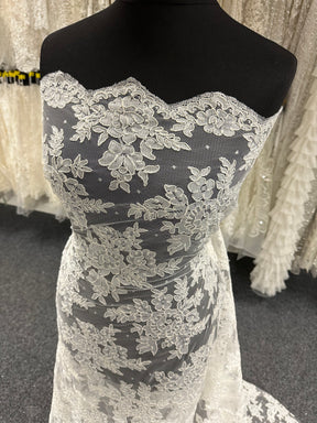 Elfenbeinfarbene Kordelspitze - Bernice (CF)