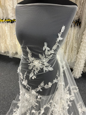 Ivory 3D Flower Lace - Oktober