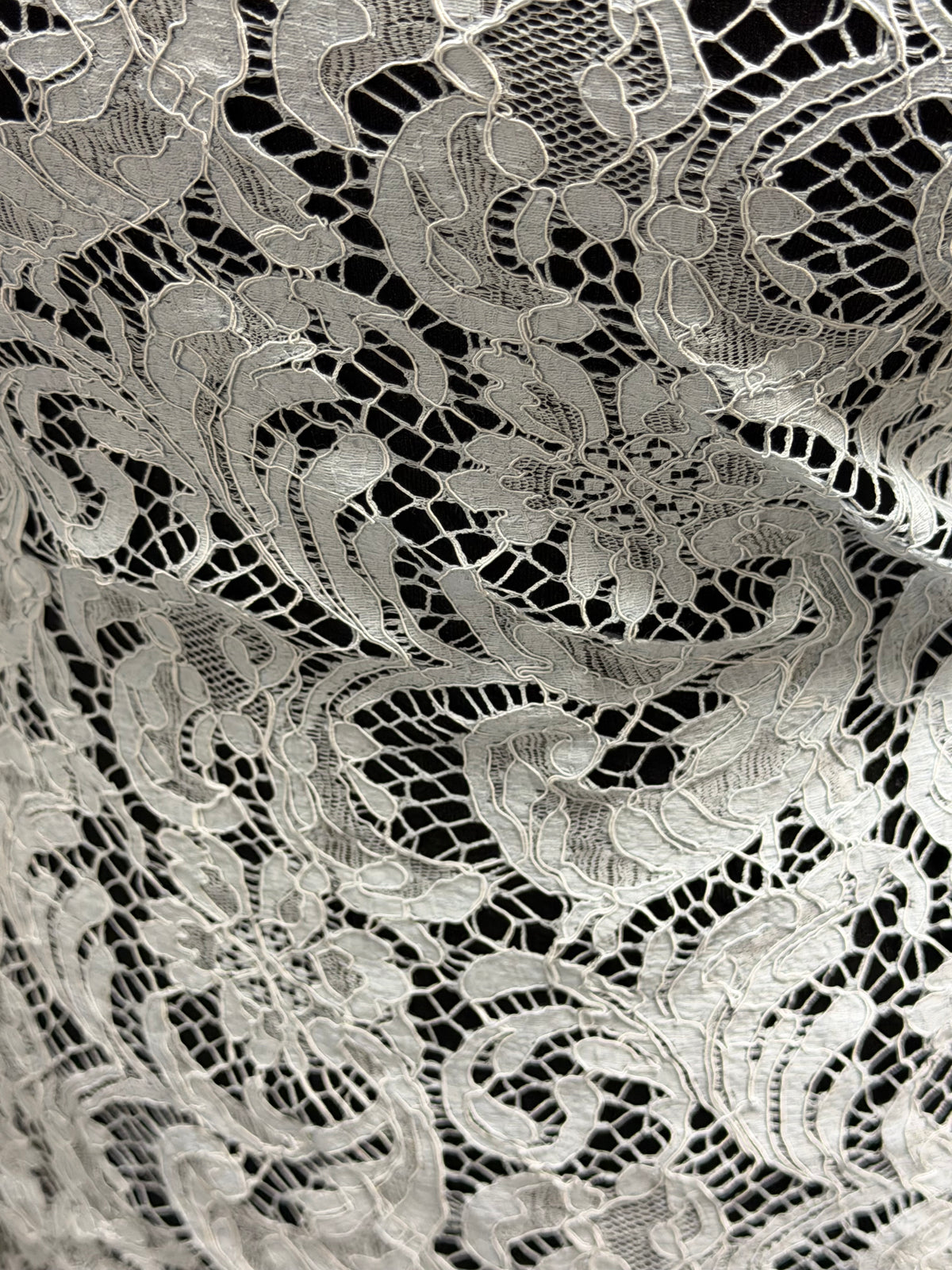 Powder Blue Chantilly Lace - P244