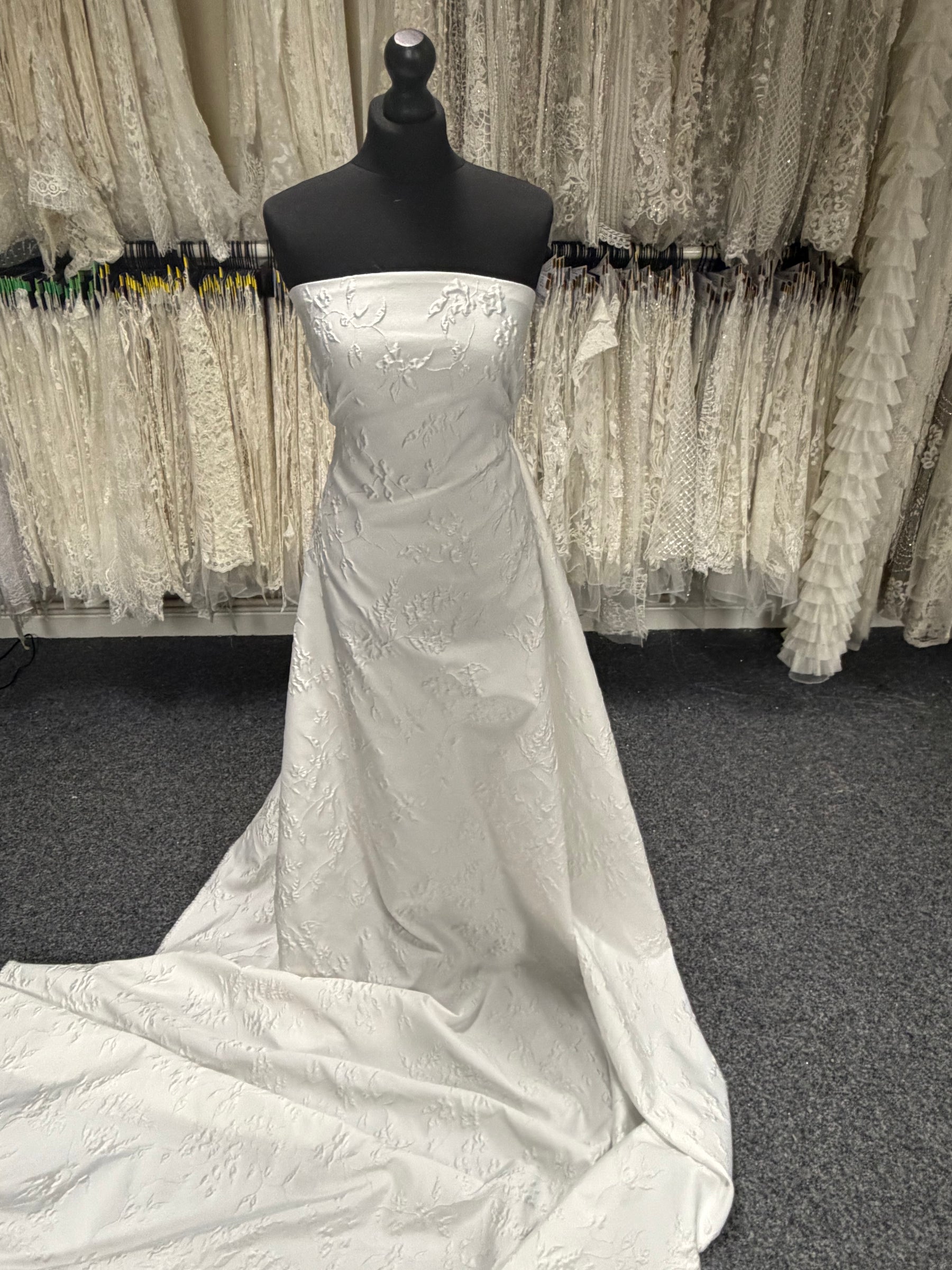 Elfenbein-Jacquard-Brokat – Tresorini