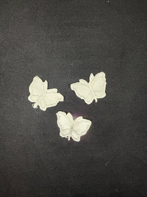 Pale Ivory Butterfly Applique - M4