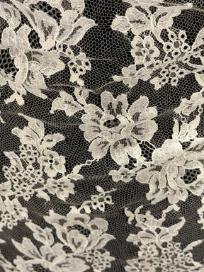 Beige/Oyster Sparkle Französische Spitze - LA2016
