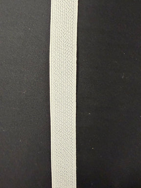 Weißer 25-mm-Stretch-Petersham - A17