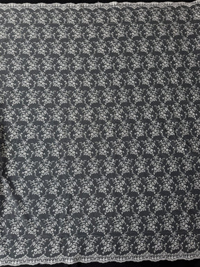 Bestickte Spitze, Muschelrosa - P615