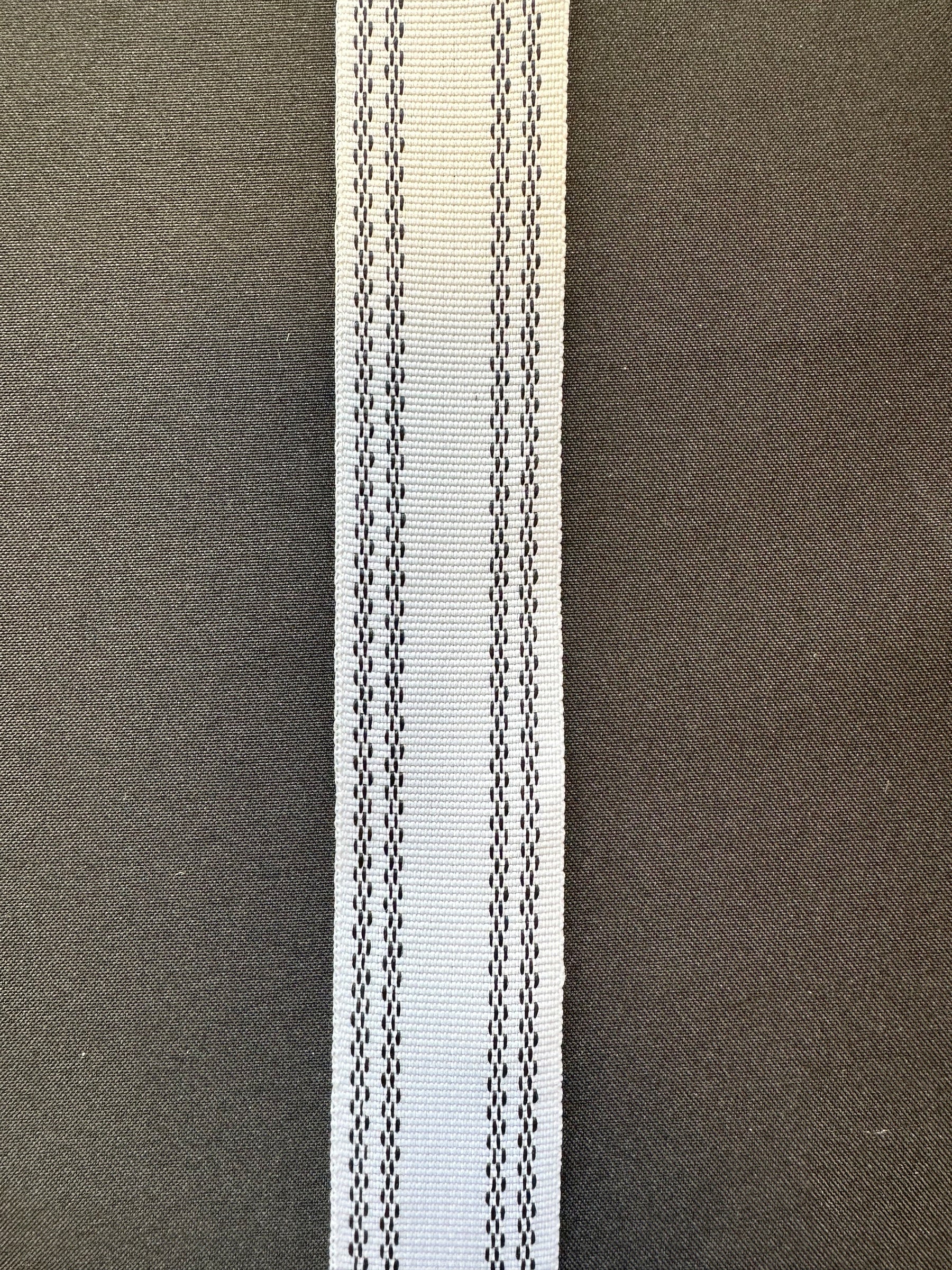 Weiß 25 mm gerade Petersham - A14