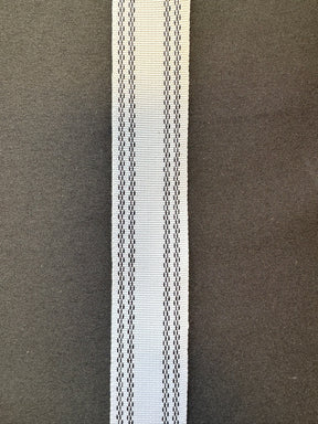 Weiß 25 mm gerade Petersham - A14