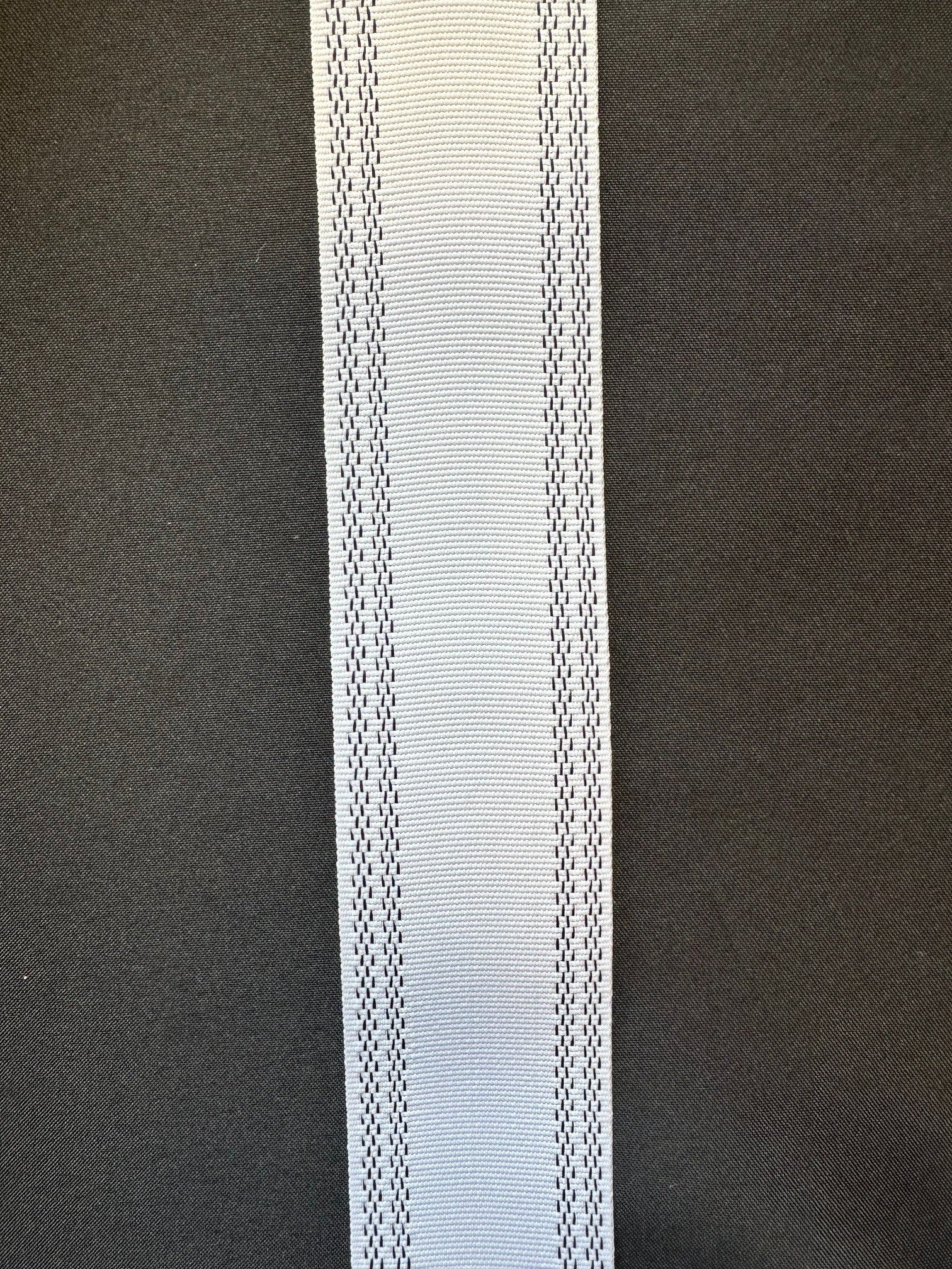 Weiß 38 mm gerades Petersham - A15