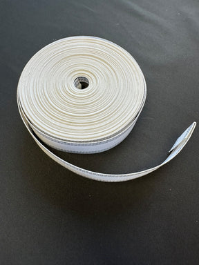 Weiß 38 mm gerades Petersham - A15