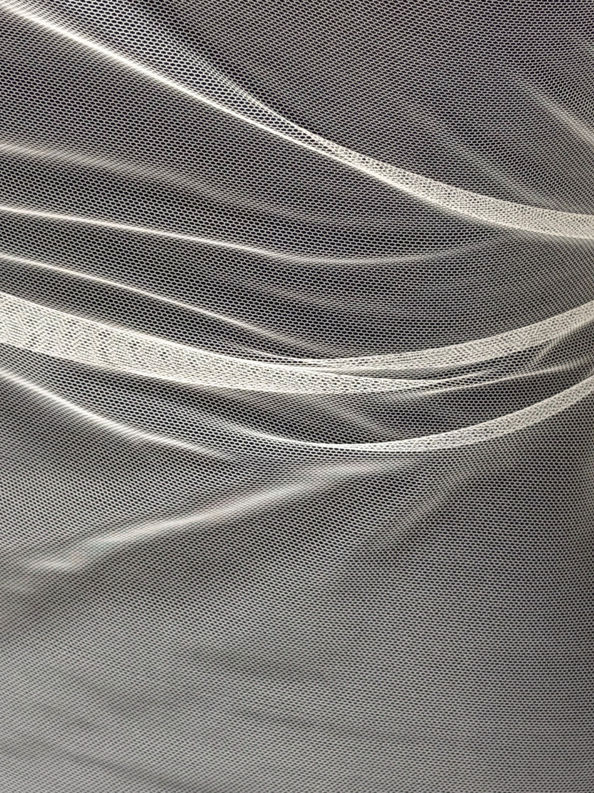 Elfenbeinfarbener Stretch-Tüll - Alternative