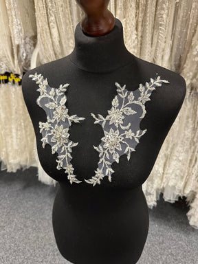 Applikationen mit Kristall- und Paillettenverzierungen - AP 8270 (CF)