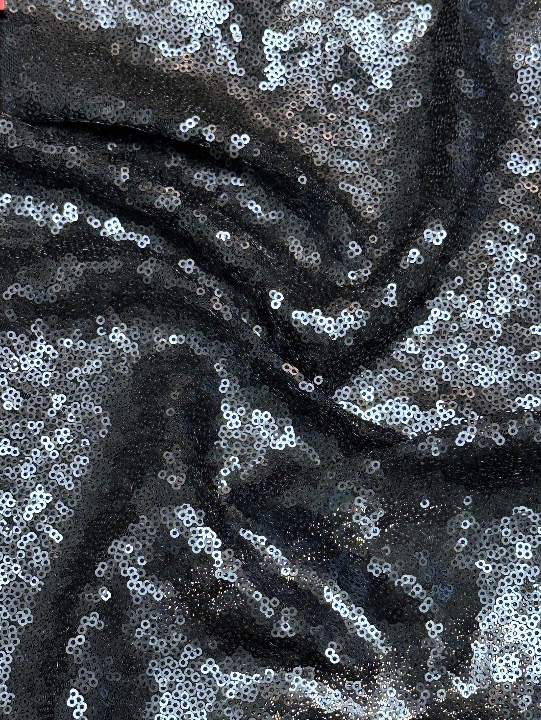 Marineblauer Paillettentüll - Luxor (CF)