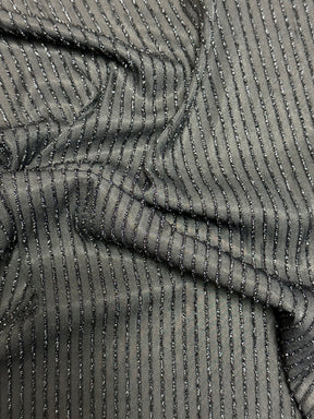 Black Beaded Georgette - Buda