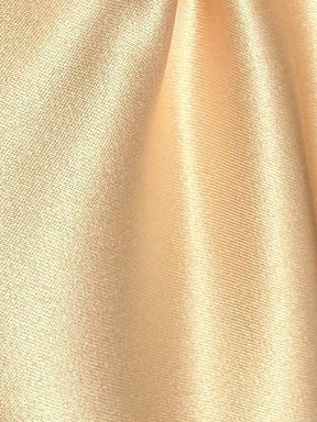 Aprikosenfarbener Polyester-Satin – Kanada
