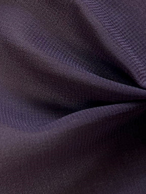 Auberginefarbener Polyester-Chiffon-Stoff – Serendipity