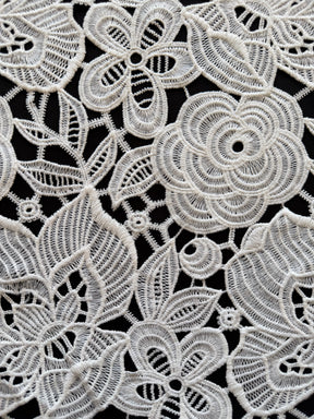 Elastische Guipure-Spitze Elfenbein - LB2015