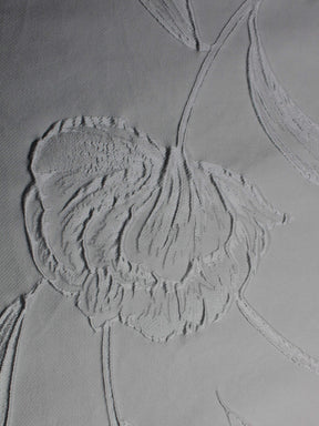 Ivory Italian Silk Blend Brocade - BR1020