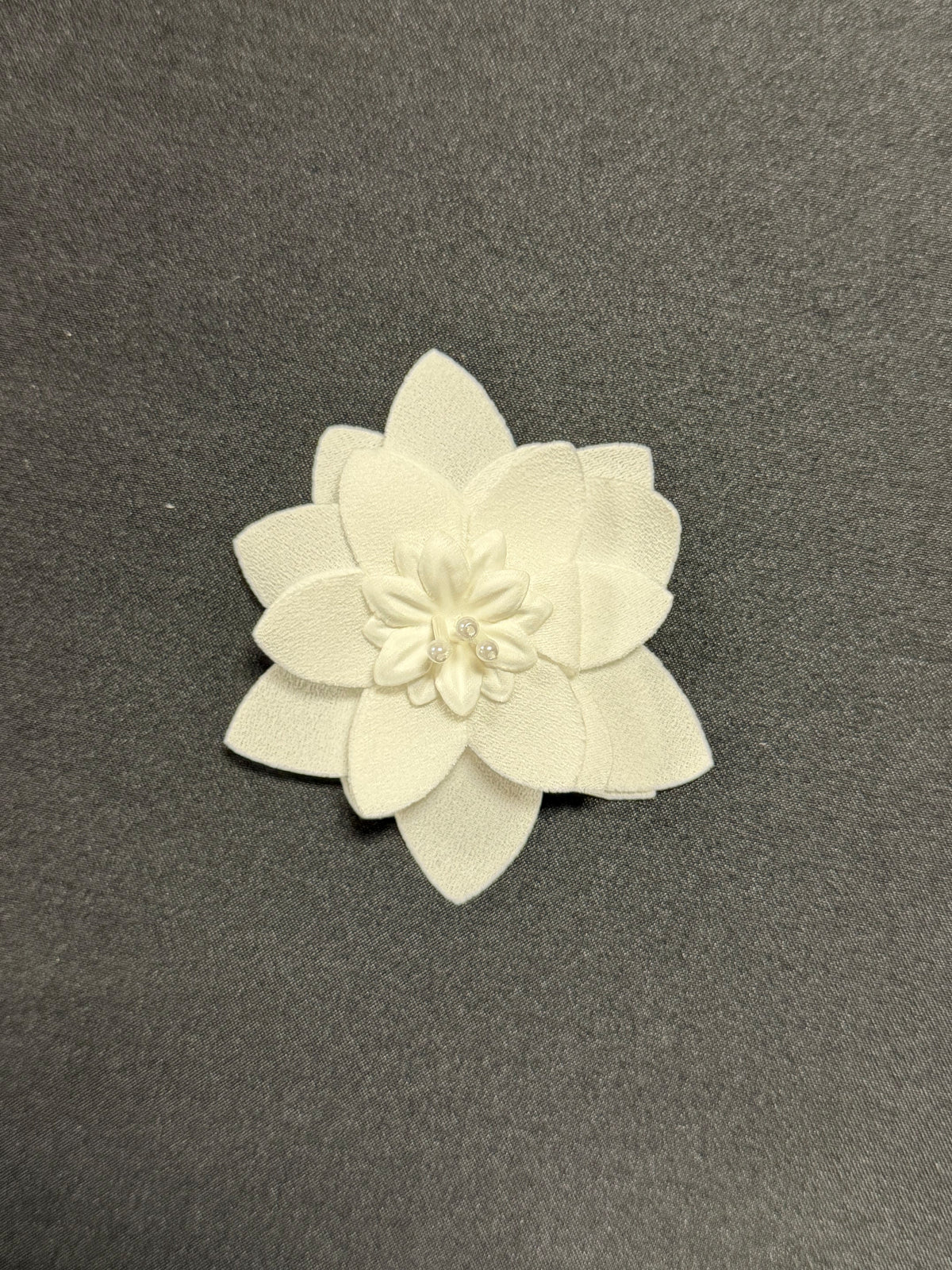 Elfenbein Blumenapplikation - Bedford (Klein)
