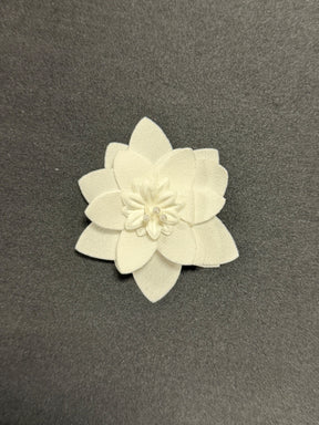 Elfenbein Blumenapplikation - Bedford (Klein)