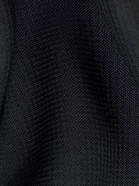 Schwarzer Polyester-Chiffon - Wohlwollen