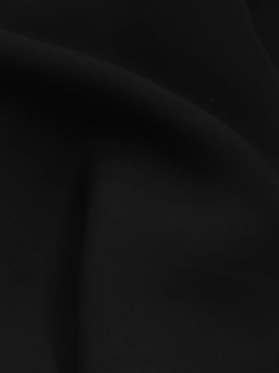 Schwarzer Polyester-Chiffon (150 cm/59 Zoll) – Benevolence