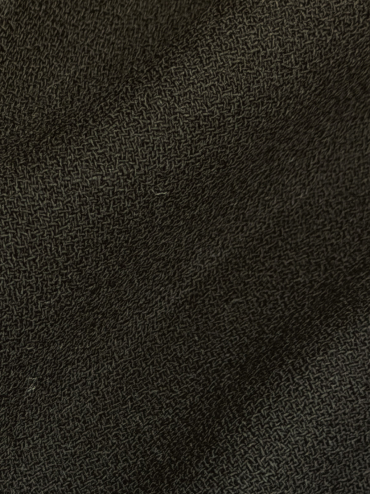 Schwarzer italienischer Wollkrepp - P640