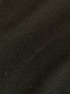 Schwarzer italienischer Wollkrepp - P640