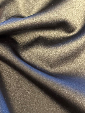 Schwarzer Polyester-Stretch-Satin – Estonia