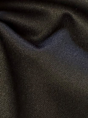 Schwarzer gestrickter Polyester-Futterstoff – Litauen