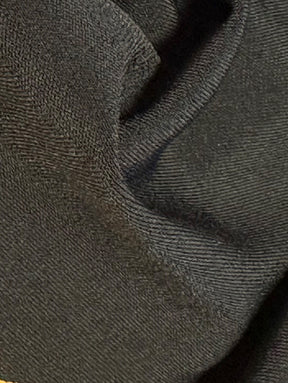 Schwarzer schwerer Stretch-Jersey – Affable