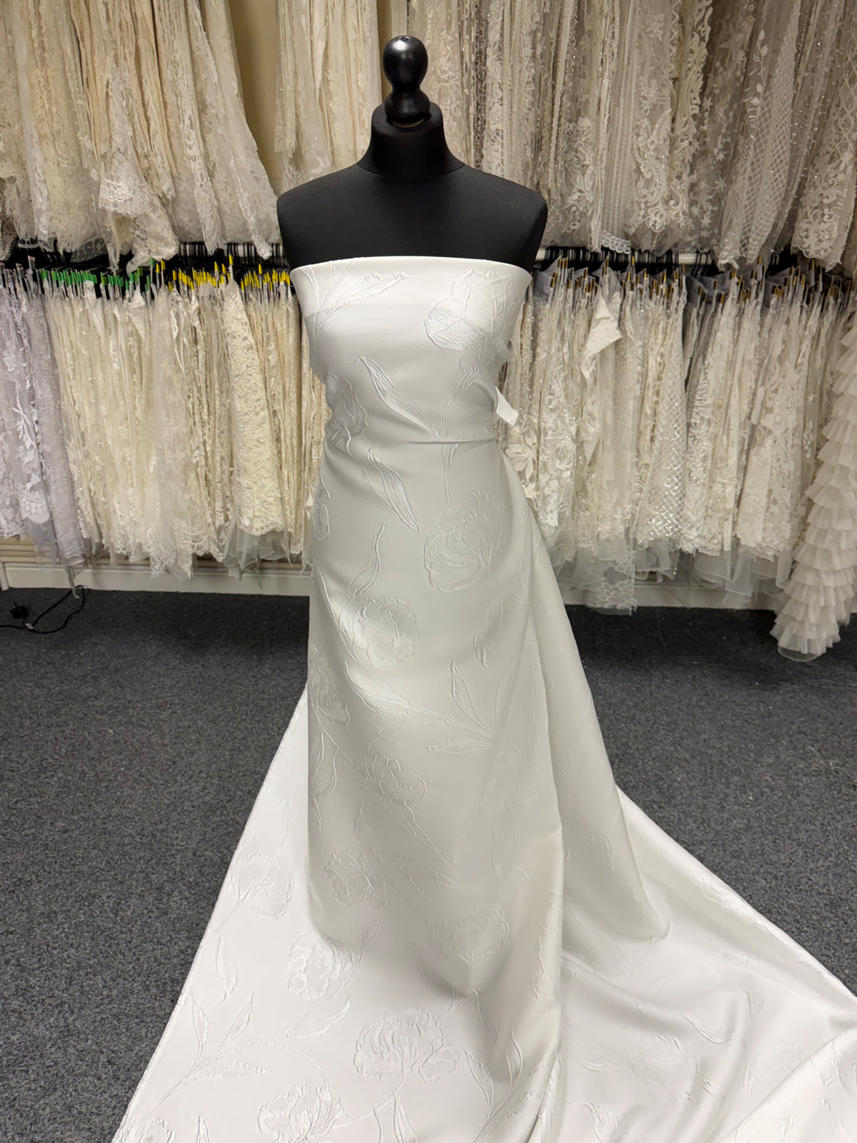 Ivory Italian Silk Blend Brocade - BR1020