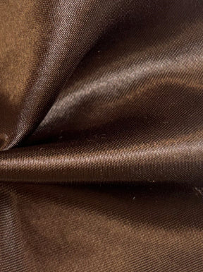 Brauner Polyestersatin – Ascot