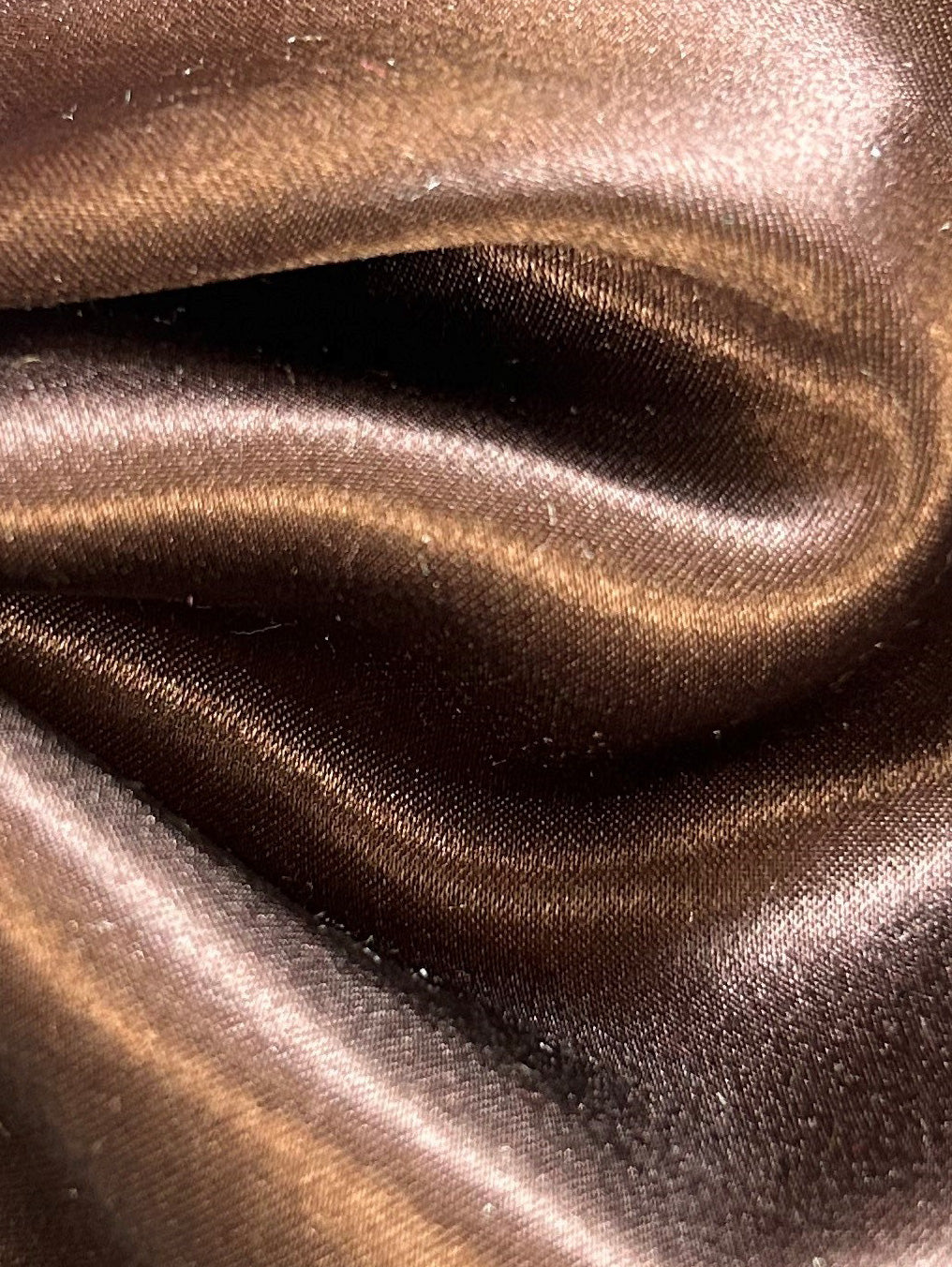 Brown Silk Satin - Magnifique