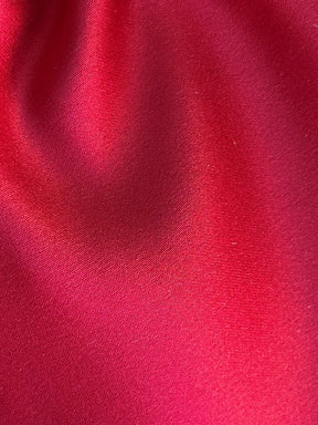 Burgunder Polyester Satin - Moldawien